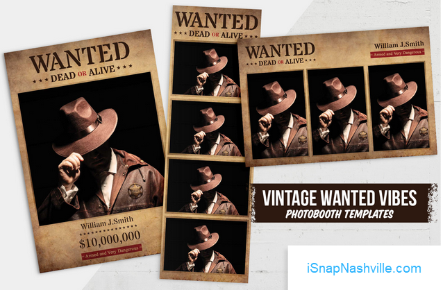 Photo Booth Prints with Customized Templates